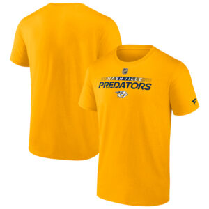 Men's Fanatics Branded Gold Nashville Predators Authentic Pro Team Core Collection Prime T-Shirt